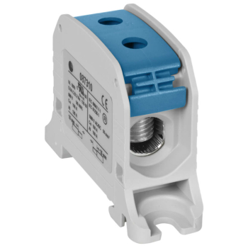 Reihenklemme blau, für Cu/Alu-Leiter 50 mm², in...