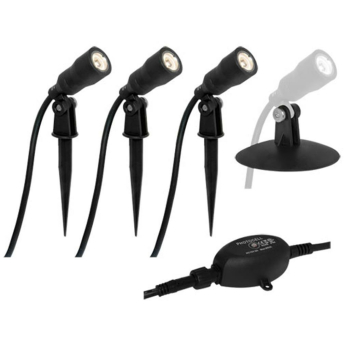 LED Aqua Spot Teichbeleuchtung, 3 Strahler-Set, RITOS 2700003110
