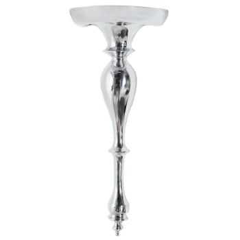 Wandkonsole Barock-Stil SCALA, Aluminium poliert, 60 cm