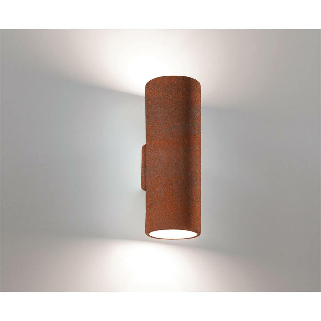 Wandleuchte rostfarben