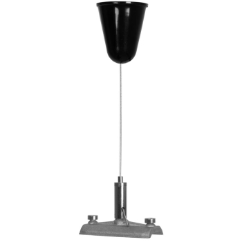 Seilabhängung für 3-Phasenstromschienen, schwarz