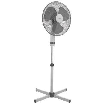 Standventilator oszilierend weiß, höhenverstellbar, Ø 40 cm