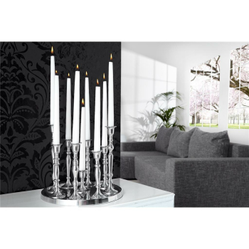 Kerzenständer 9-flammig silber