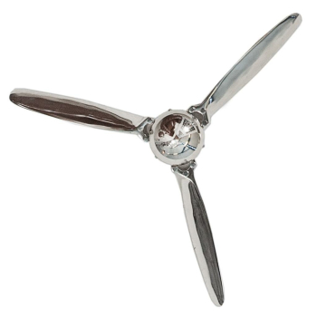 Deko Propeller SCREW III, 90cm silber