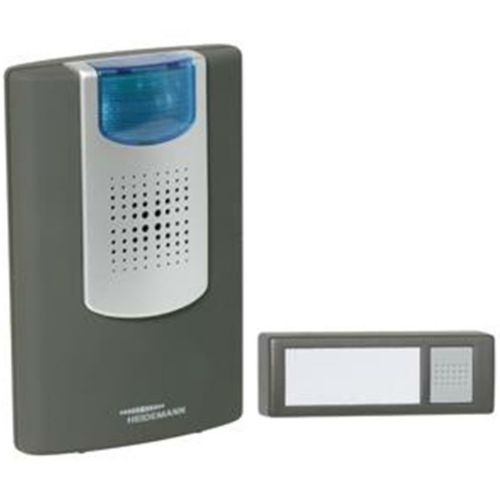 Funkgong-Set HX FLASH mit Blitzlicht, anthrazit