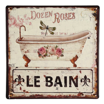 Metallbild - Le Bain 30 x 30cm