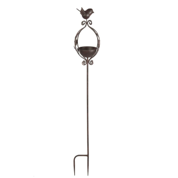 Vogelbad mit Gartenstecker 100 cm