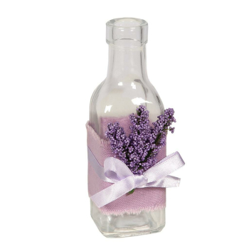 Dekoflasche Lavendel, 16x5cm