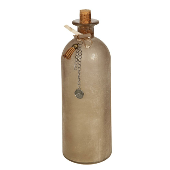 Dekoflasche braun, 27 cm