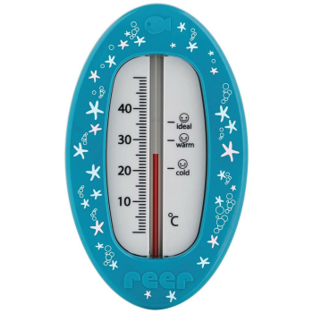 Badethermometer 0 bis 50°, blau