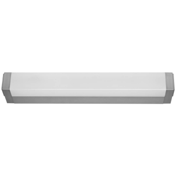 Spiegelleuchte mit Schalter, Aluminium silber...