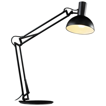 Schreibtischleuchte ARKI schwarz, 1 x E27