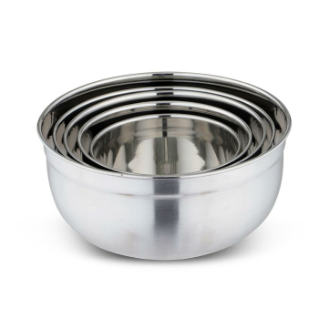 Edelstahlschüssel 5er Set mit Aromaschutzdeckel