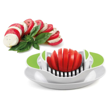 Tomaten-/Mozzarellaschneider weiß/grün