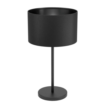 Tischleuchte MASERLO 1 schwarz, 1 x E27