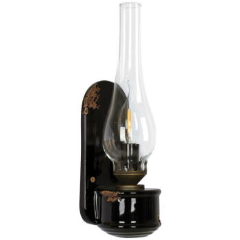 Wandleuchte Öllampen-Design schwarz C146 1 x E14