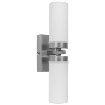 Wandleuchte SPACE nickel matt, 2 x E14