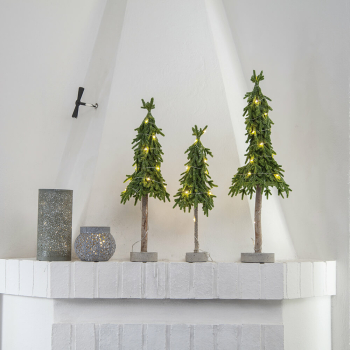 Tannenbäumchen LUMMER 15 warmweiße LED