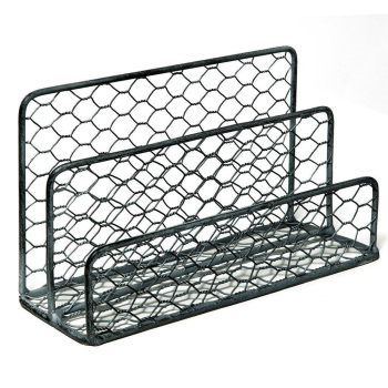 Briefständer - grau 23 cm