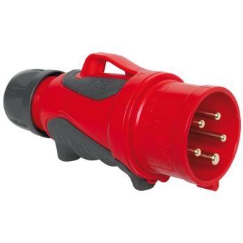 CEE Stecker, GRIP-CEE, 5-polig, 400V, mit Schraubklemmen 16A