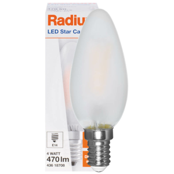 Radium Filament-Lampe Essence Candle matt LED E14/230...