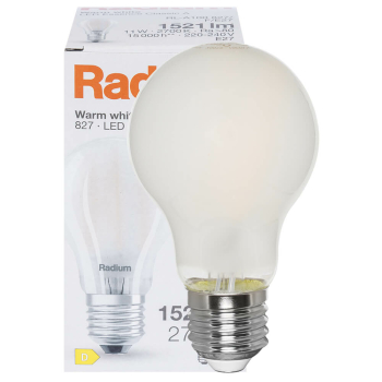 Radium Filament-Lampe matt LED E27/230 V/10W, 1521lm,...