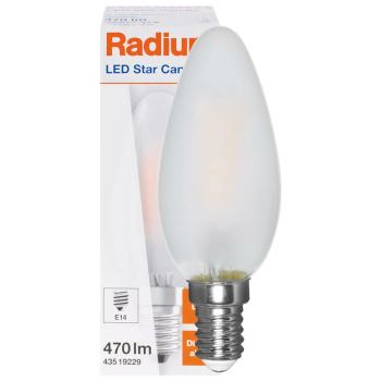 Radium Filament-Lampe matt LED E14/230 V/4,5W, 470lm,...