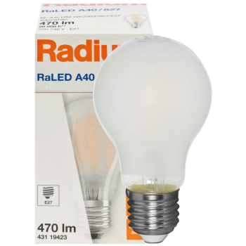 Radium Filament-Lampe matt LED E27/230 V/5W, 470lm,...
