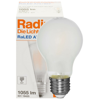 Radium Filament-Lampe matt LED E27/230 V/9W, 1055lm,...