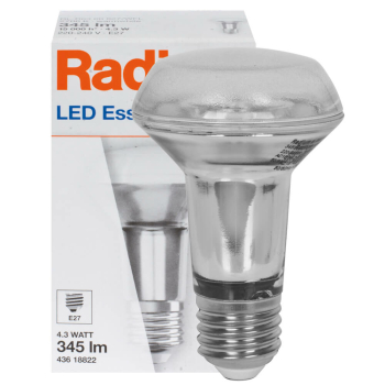 Radium Reflektorlampe LED E27/230 V/4,3W, 345lm, 2700K,...