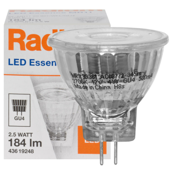 Radium Reflektorlampe LED GU4/12 V/2,5W, 184lm, 2700K
