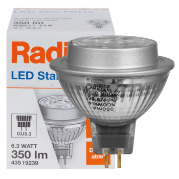 Radium Reflektorlampe LED GU5,3/12 V/6,3W, 350lm, 2700K,...