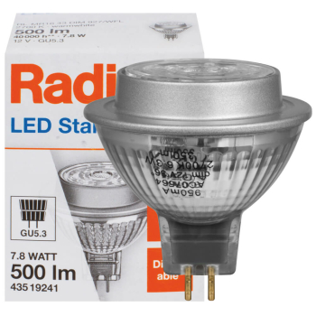 Radium Reflektorlampe LED GU5,3/12 V/7,8W, 500lm, 3000K,...
