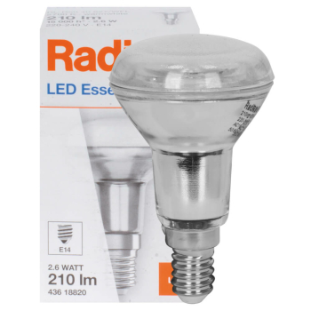 Radium Reflektorlampe LED E14/230 V/2,6W, 210lm, 2700K