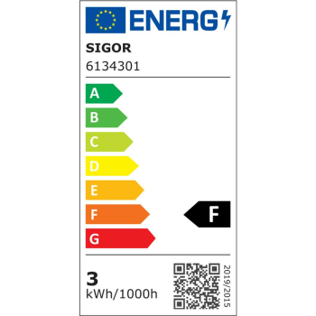 Sigor Filament-Lampe klar LED E14/230 V/2,5W, 250lm, 2700K