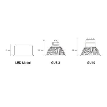 Sigor LED-Modul LED/230V/5,5W, 345lm, 2700K