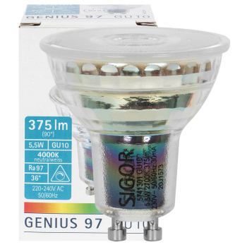 Sigor Reflektorlampe LED GU10/230 V/5,5W, 375lm, K