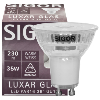 Sigor Reflektorlampe LED GU10/230 V/4,1W, 230lm, 3000K