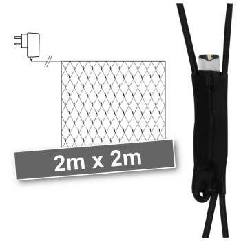 Minilichterkette 160 superwarmweiße LED 2 m x 2 m