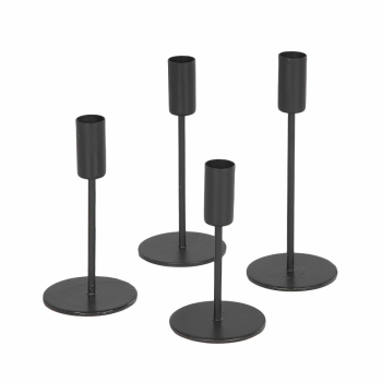 Kerzenständer Set schwarz