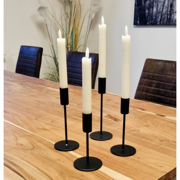 Kerzenständer Set schwarz