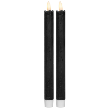 2 Echtwachskerzen FLAMME ANTIQUE 1 warmweiße...