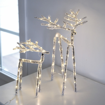 LED Rentiere ICY DEER 30 LED, Höhe 200, Breite 140