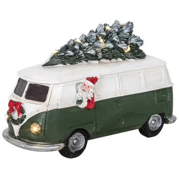 Weihnachtsbulli 10 warmweiße LED