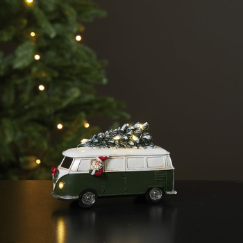 Weihnachtsbulli 10 warmweiße LED