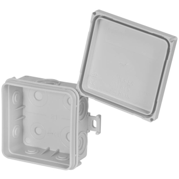 AP Kabeldose ohne Klemmen, mit Steckdeckel L 75, B 75, H...