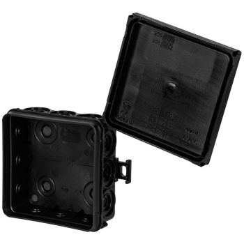 AP Kabeldose ohne Klemmen, mit Steckdeckel L 85, B 85, H...