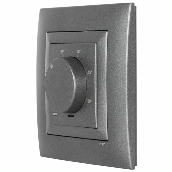 Zentralplatte für Thermostat, LOGUS 90, anthrazit-grau