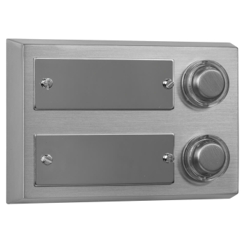 AP Klingeltaster 24V/1A, Messing vernickelt, unbeleuchtet...