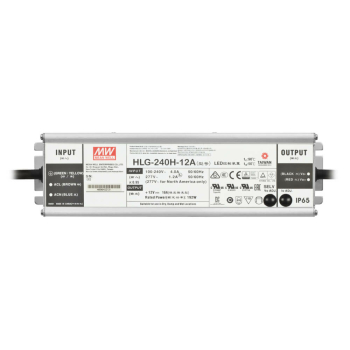 LED Netzteil, HLG 12V-DC, 120-264W, Aluminiumgehäuse...